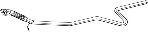 Tubo gas scarico - 80,