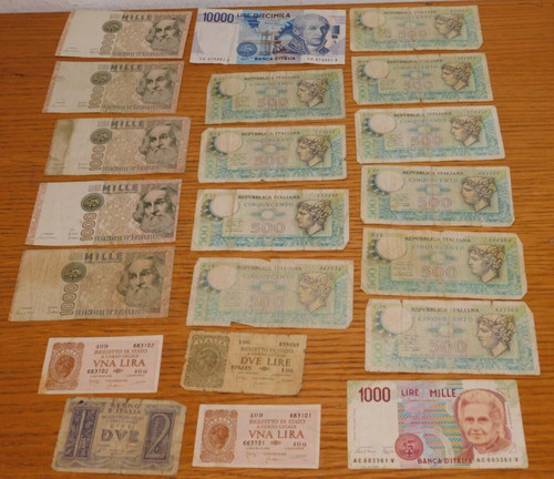 Lot ancien billet banque - lot,