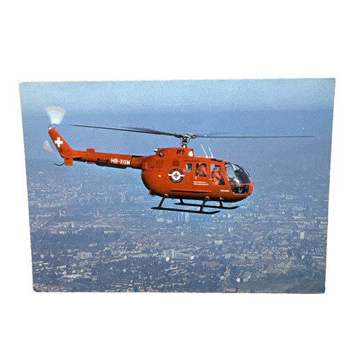 Cartolina postale elicottero - postale,