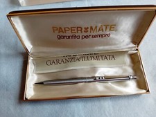 PAPERMATE PORTAMINE CROMATO ARGENTO VINTAGE