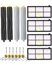 KIT COMPATIBLE CON ROOMBA 876. 4 filtros, 2 extractores, 6 cepillos laterales