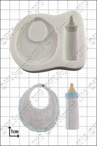 Stampo silicone bavaglino e - stampo,