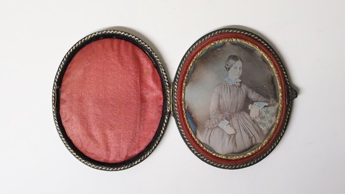 Ancien daguerréotype portrait - daguerréotype,