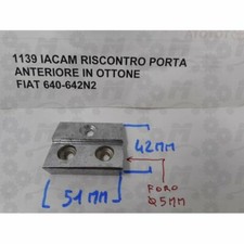 Riscontro porta in ottone per