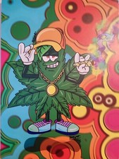 DISEGNO GRAFICO ORIGINALE FIRMATO DALL'ARTISTA 30X40 STAMPATO SU PIUMA