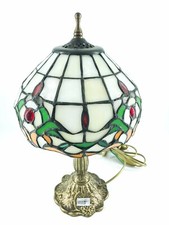 Tiffany Brass Base Table Lamp
