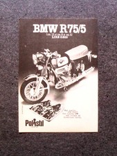 K666-Advertising Pubblicità-1974- BMW R 75/5 , POLISTIL