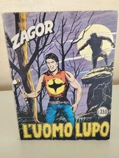 ZAGOR-SCRITTA ROSSA-N.49-L'UOMO LUPO-GIUGNO 1974-LIRE 350-BUONO