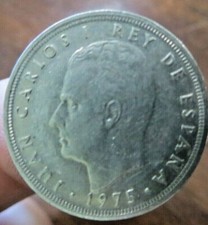 Moneta 5 PTAS Juan Carlos Rey