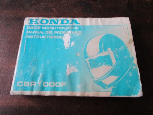 Honda cbr 1000 cbr1000f 1993 - honda, f