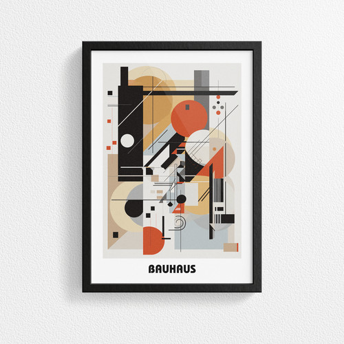 Stampa stile bauhaus poster - stile,