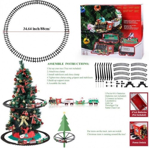 Trenino natale per albero 88cm - natale,
