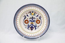 piatto maiolica Deruta porcellana anni 70 80 900 XX secolo decorato mano