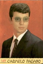figurina Panini cantanti 1968 ''Bisvalida'' - # 149 Carmelo Pagano