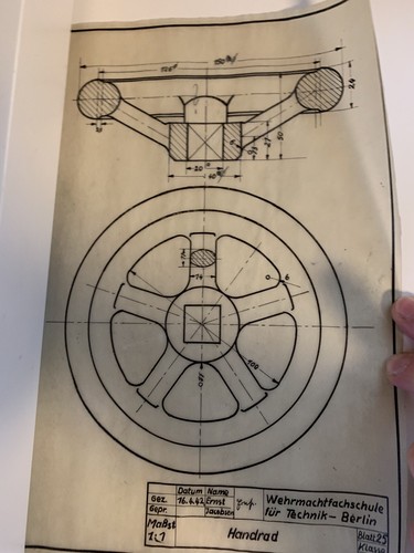 1942 orig disegno a - a, mano
