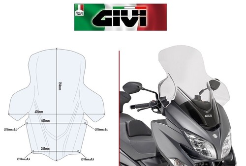 Parabrezza per suzuki burgman - per,