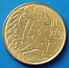 ?? SAN MARINO ?? COIN MONETA PRE EURO 20 LIRE 1973