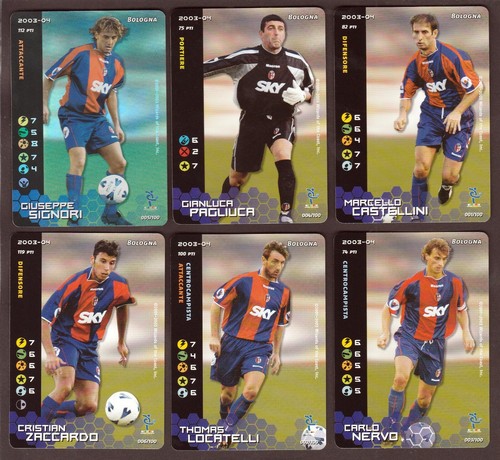 Lotto figurine cards - di,