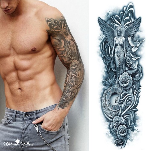 Tatuaggi temporanei manica - tatuaggi,