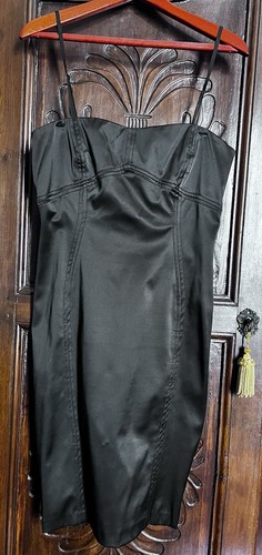 Tubino nero satinato zara - satinato,