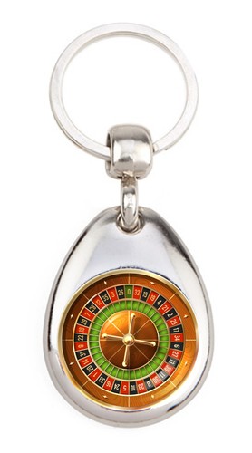 Roulette casino porte clé - -,
