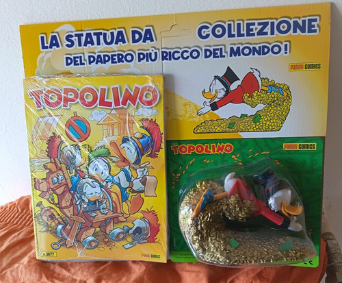 Topolino 3677 con statua zio - 3677,