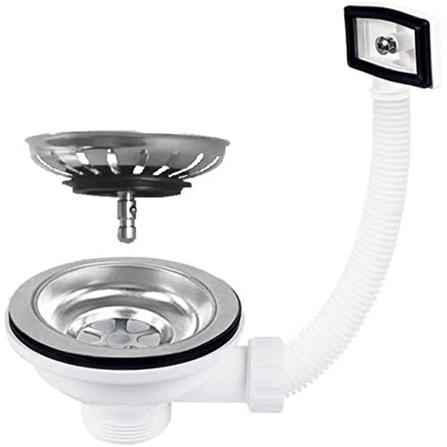 Piletta lavello inox e - 3"1/2,