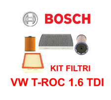 KIT FILTRI BOSCH VW T-ROC 1.6 TDI 85KW mot DGT