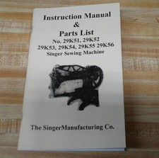 Singer 29K51 29K52 29K53 29K54