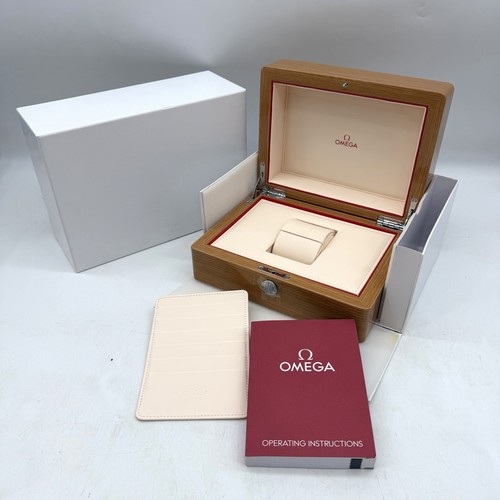Omega scatola orologio legno - omega,