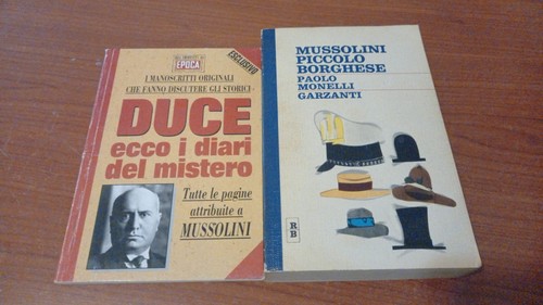 Lotto libri mussolini - mussolini:, diari