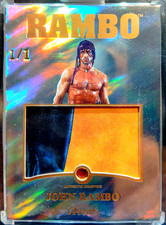 JOHN RAMBO ONE OF ONE 2024 RICORDO RAMBO LAVA JUMBO GEM RELIC SP #1/1 CARD #72