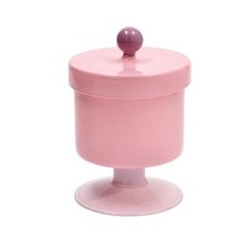 Barattolo vetro rosa alzata - ad,