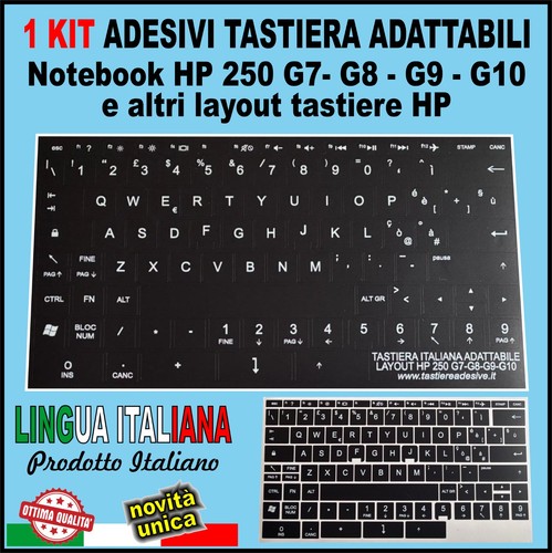 Adesivi tastiera lingua - adesivi,