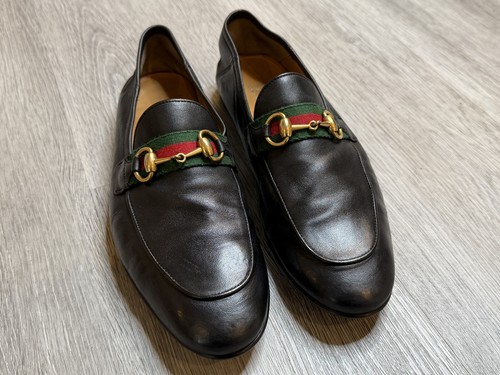 Mocassini gucci web pelle - gucci, in
