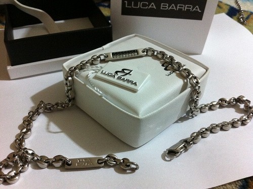 Collana acciaio luca - acciaio, barra