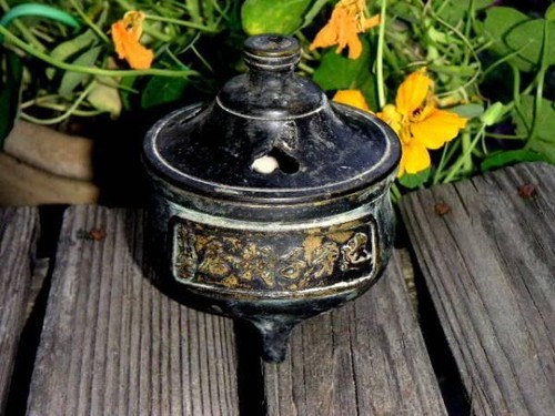 Antico bruciatore incenso - antico,