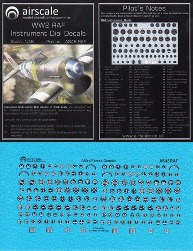 Airscale decals wwii - airscale, 1/48