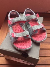 Sandali Bambino Timberland Tg 32, Unisex Usati Colore Azzurro/rosa