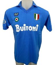 MAGLIA CAMISETA STORICA NAPOLI 88/89 LANETTA JERSEY SHIRT CALCIO MARADONA NR
