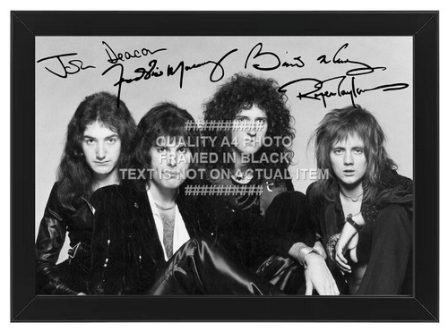 Queen band signed printed - queen,