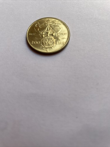 Moneta lira 200 del - del, 1997