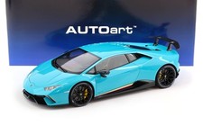 1:12 AUTOart Lamborghini Huracan Performante 2017 Blu Glauco/blu tinta unita 12077