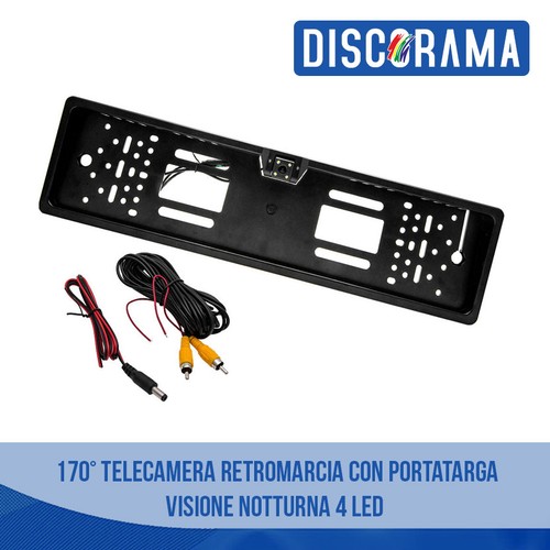 Portatarga con telecamera - con,