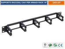 SUPPORTO RACCOGLI CAVI PER