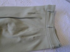 Pantaloni Cavallo Equitazione Licra Verde Chiaro Donna T42 Vintage MARCEL BUR