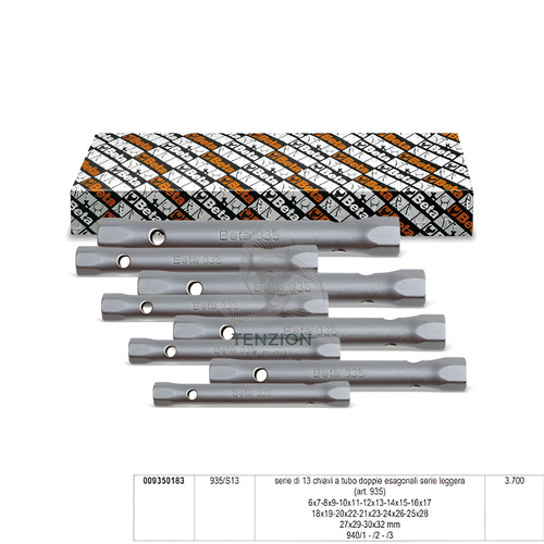 Set chiavi tubo doppie - set,