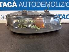 Fanale anteriore dx Con Fendinebbia FIAT PUNTO 2000 5 porte Spina Nera 