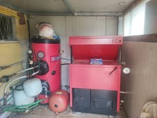 Vendo Caldaia a pellet con accumolo acqua calda da 350 lt
