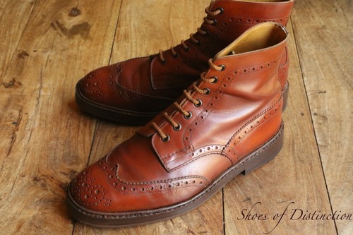 Scarpe stivali derby brogue - stivali,